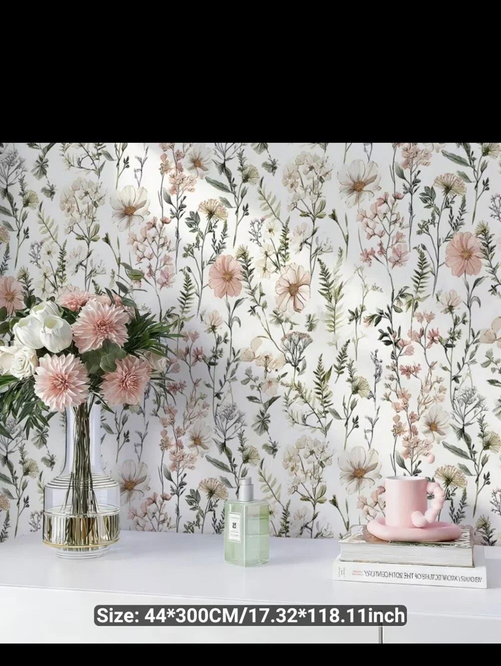 New Roll of floral Pastel Peel and Stick Wallpaper – 1556-700